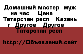 Домашний мастер (муж на час) › Цена ­ 250 - Татарстан респ., Казань г. Другое » Другое   . Татарстан респ.